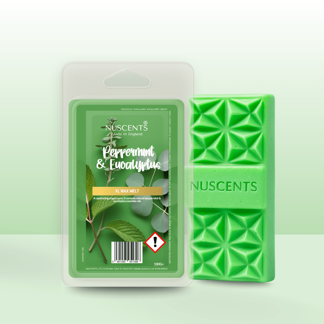 Peppermint & Eucalyptus - Soy XL Wax Melt - Nuscents