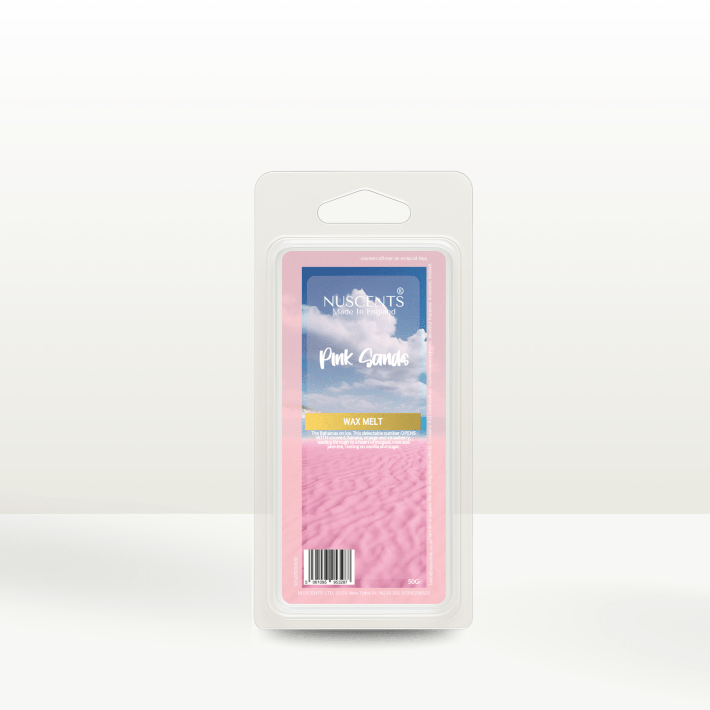 50g Pink Sands Scented Wax Melt - Nuscents