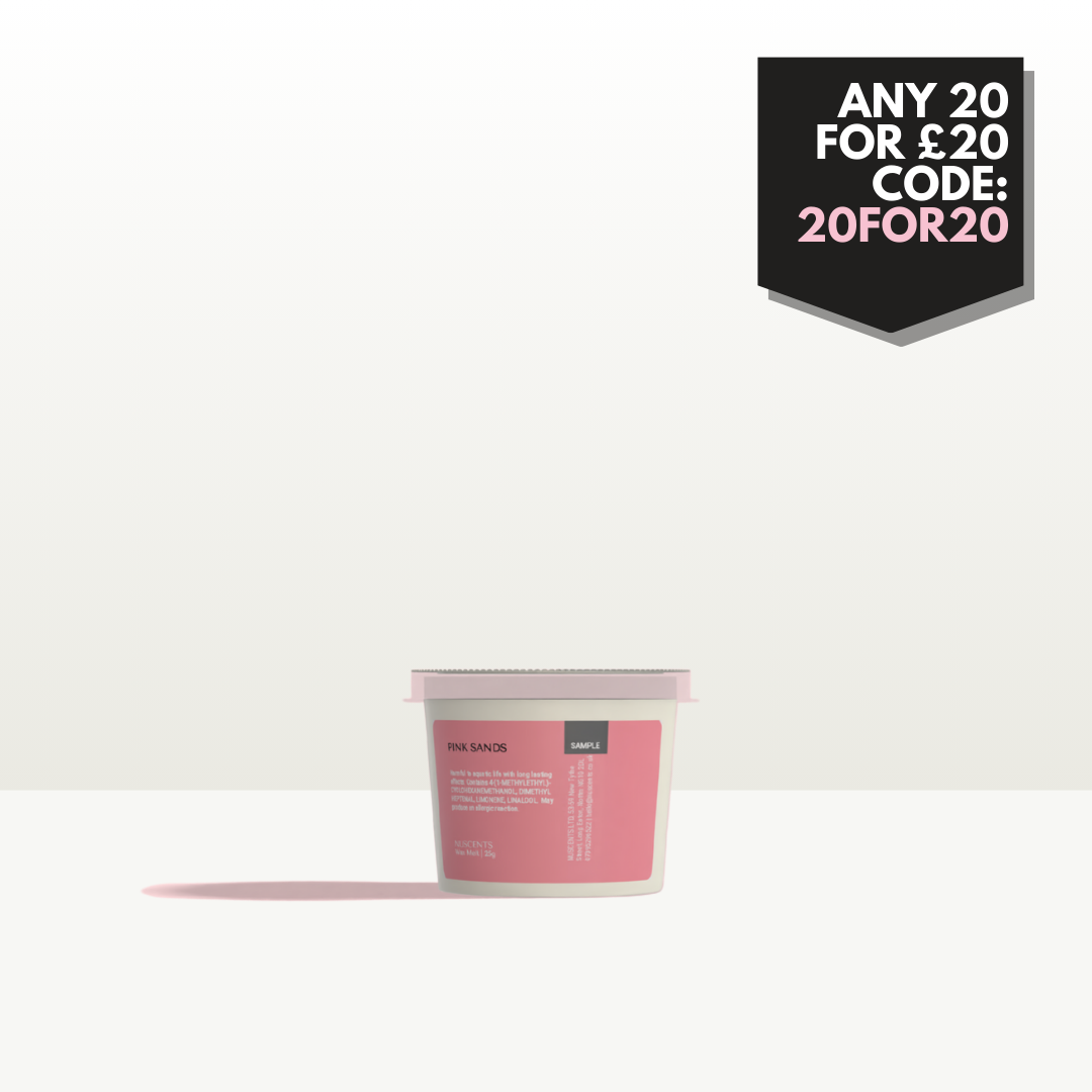 Pink Sands Wax Melt Sample 25g - Nuscents