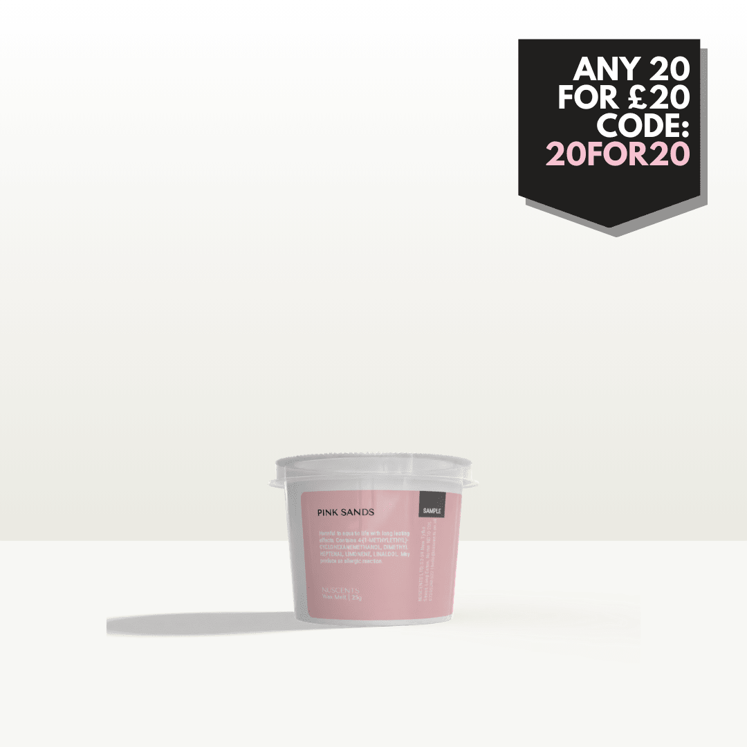 Pink Sands Wax Melt Sample 25g - Nuscents
