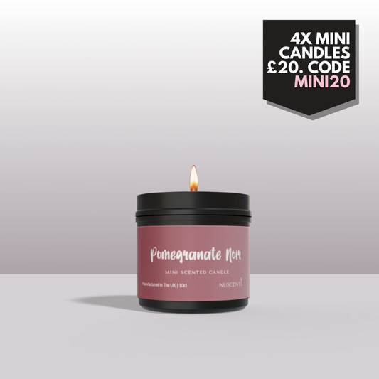 Pomegranate Noir Mini Candle - Nuscents