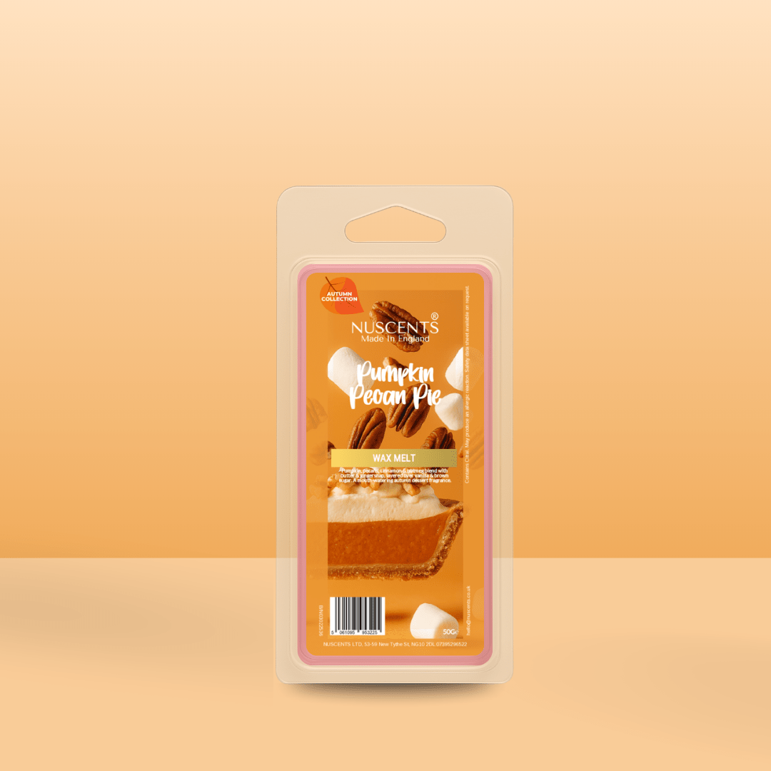 50g *AUTUMN Pumpkin Pecan Pie Scented Wax Melt - Nuscents