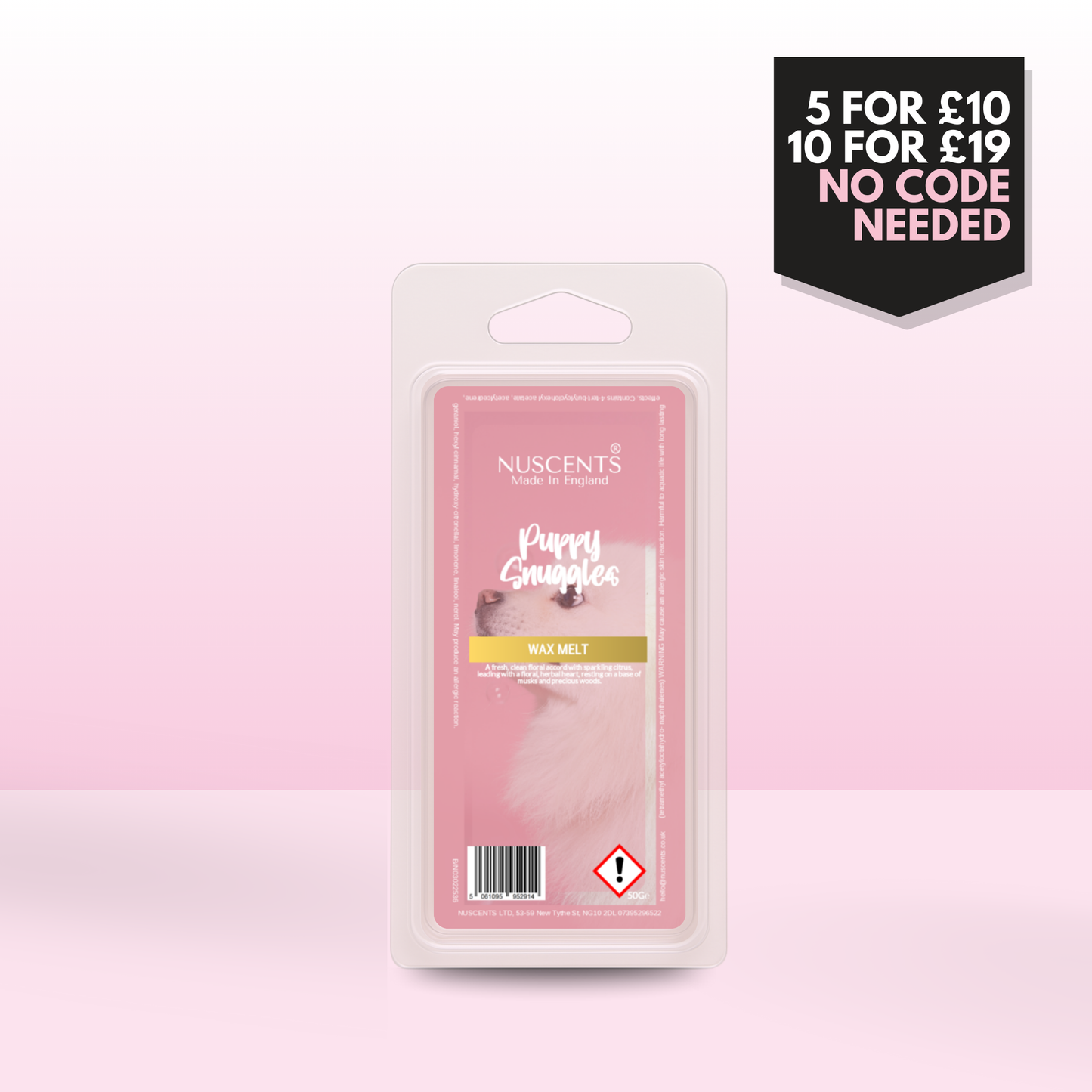 50g Puppy Snuggles Scented Wax Melt