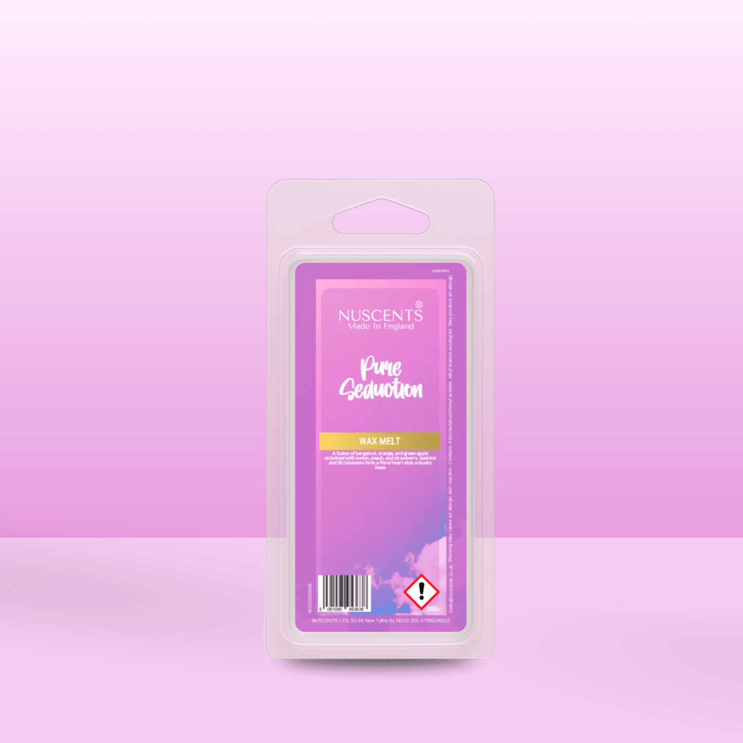 50g *Pure Seduction Scented Wax Melt - Nuscents