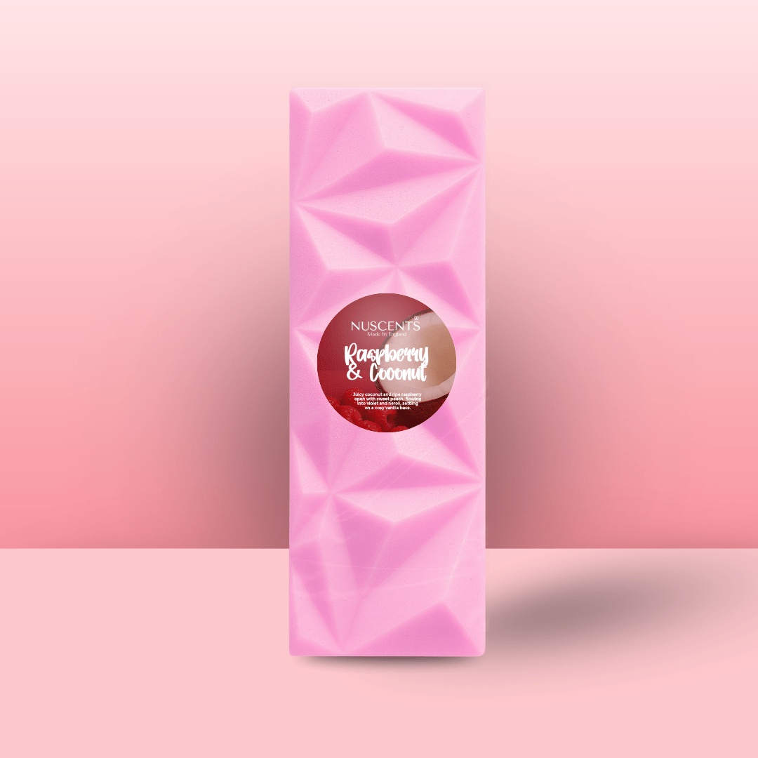 *Raspberry & Coconut - Original Wax Melt Snap Bar XL - Nuscents