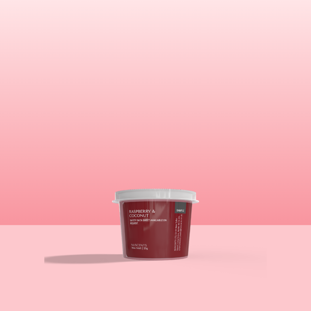 *Raspberry & Coconut Wax Melt Sample 25g