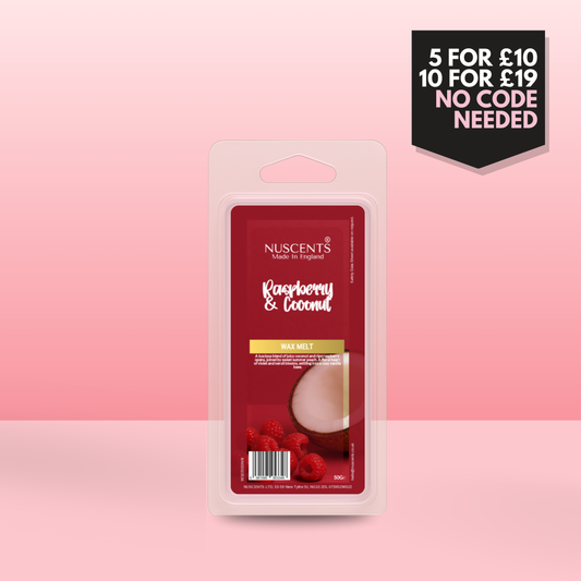50g *LAST CHANCE Raspberry & Coconut Scented Wax Melt