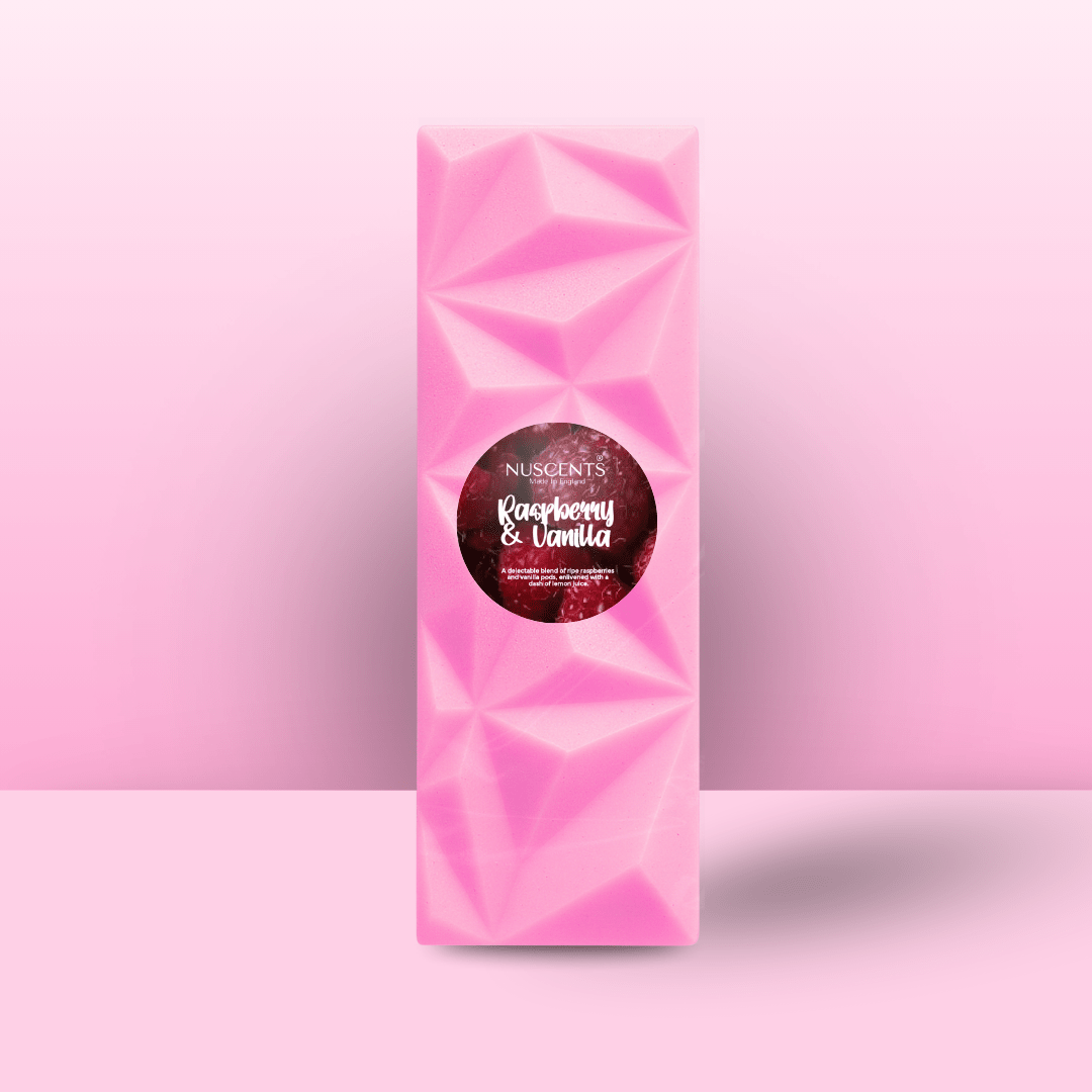 *Raspberry & Vanilla - Original Wax Melt Snap Bar XL - Nuscents