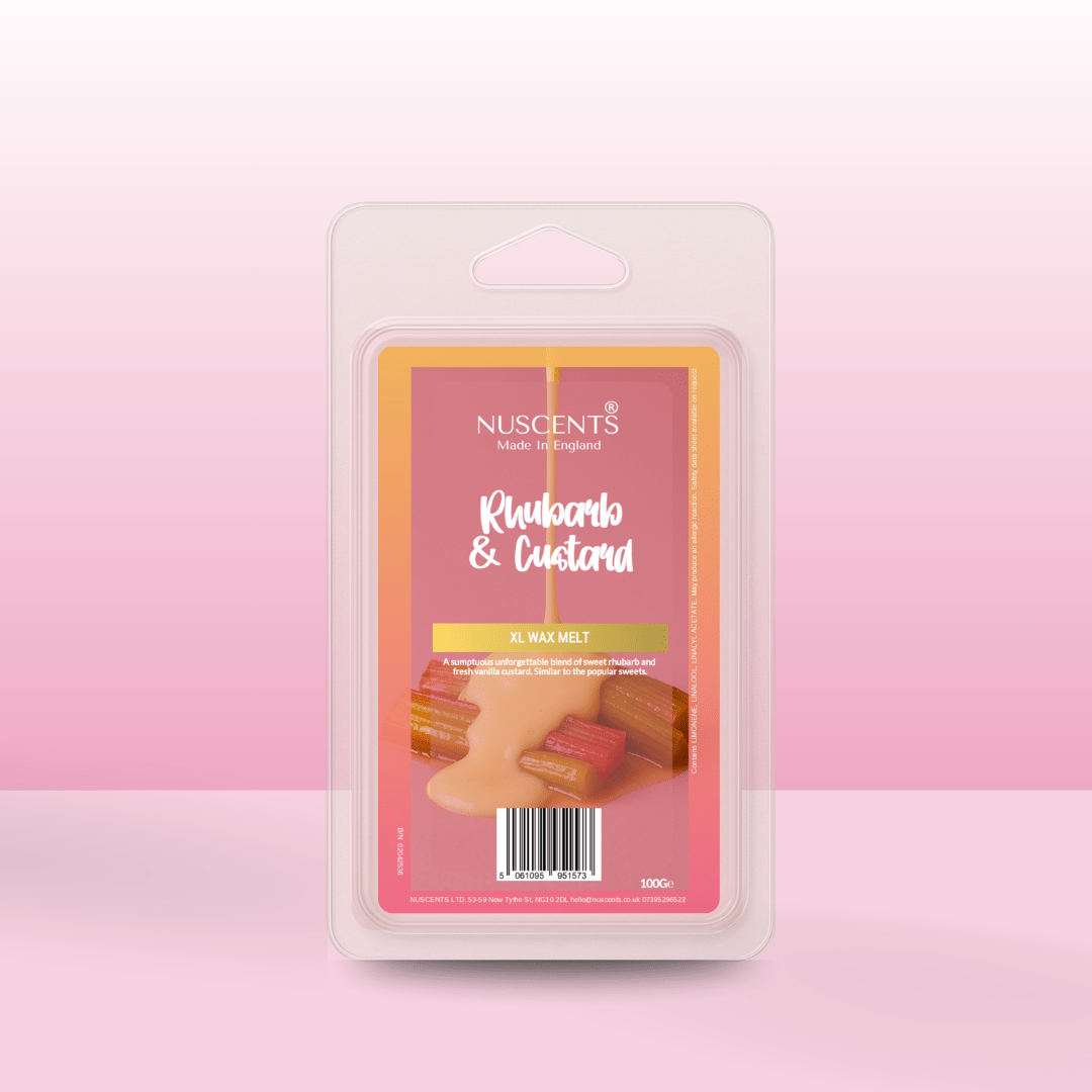 Rhubarb & Custard - Soy XL Wax Melt - Nuscents