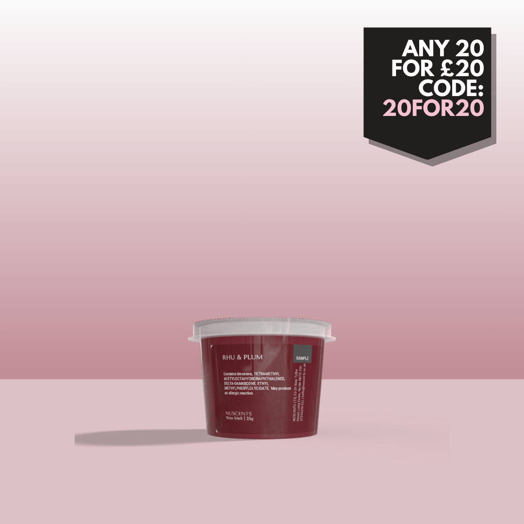 Rhu & Plum Wax Melt Sample 25g - Nuscents