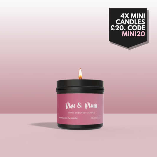 Rhu & Plum Mini Candle - Nuscents