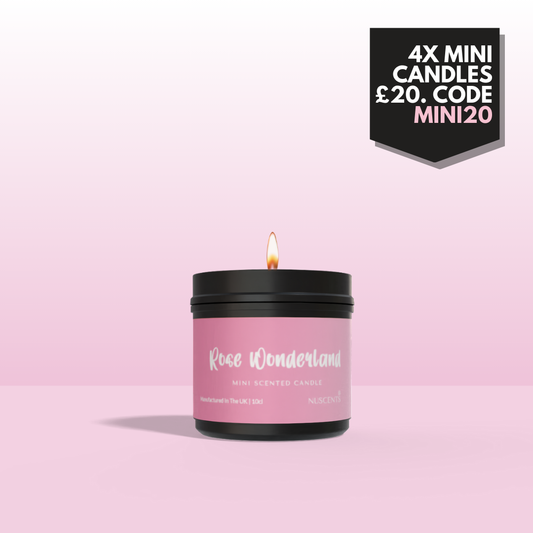 Rose Wonderland Mini Candle - Nuscents