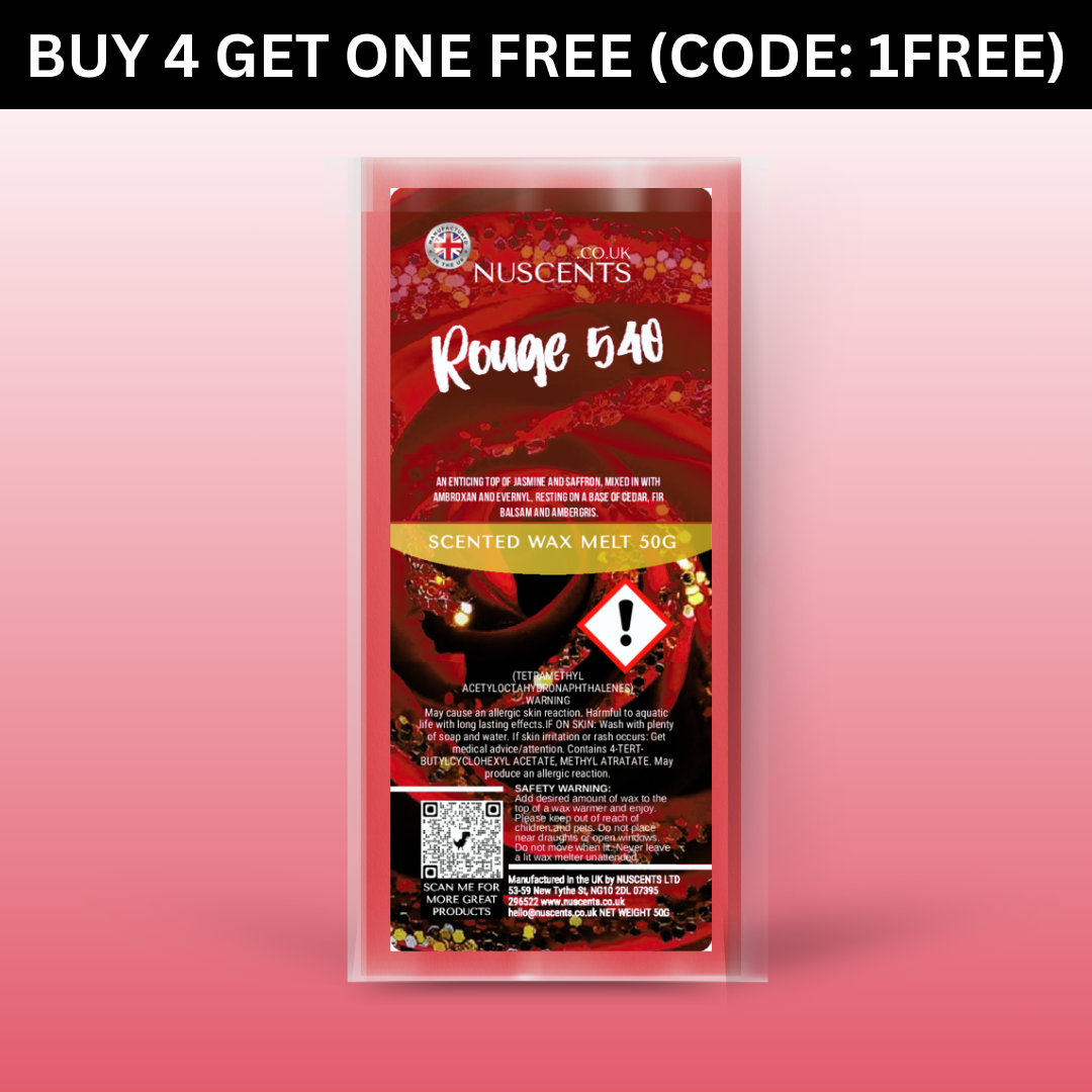 50g Rouge 540 (BACCARAT) Scented Wax Melt - Nuscents