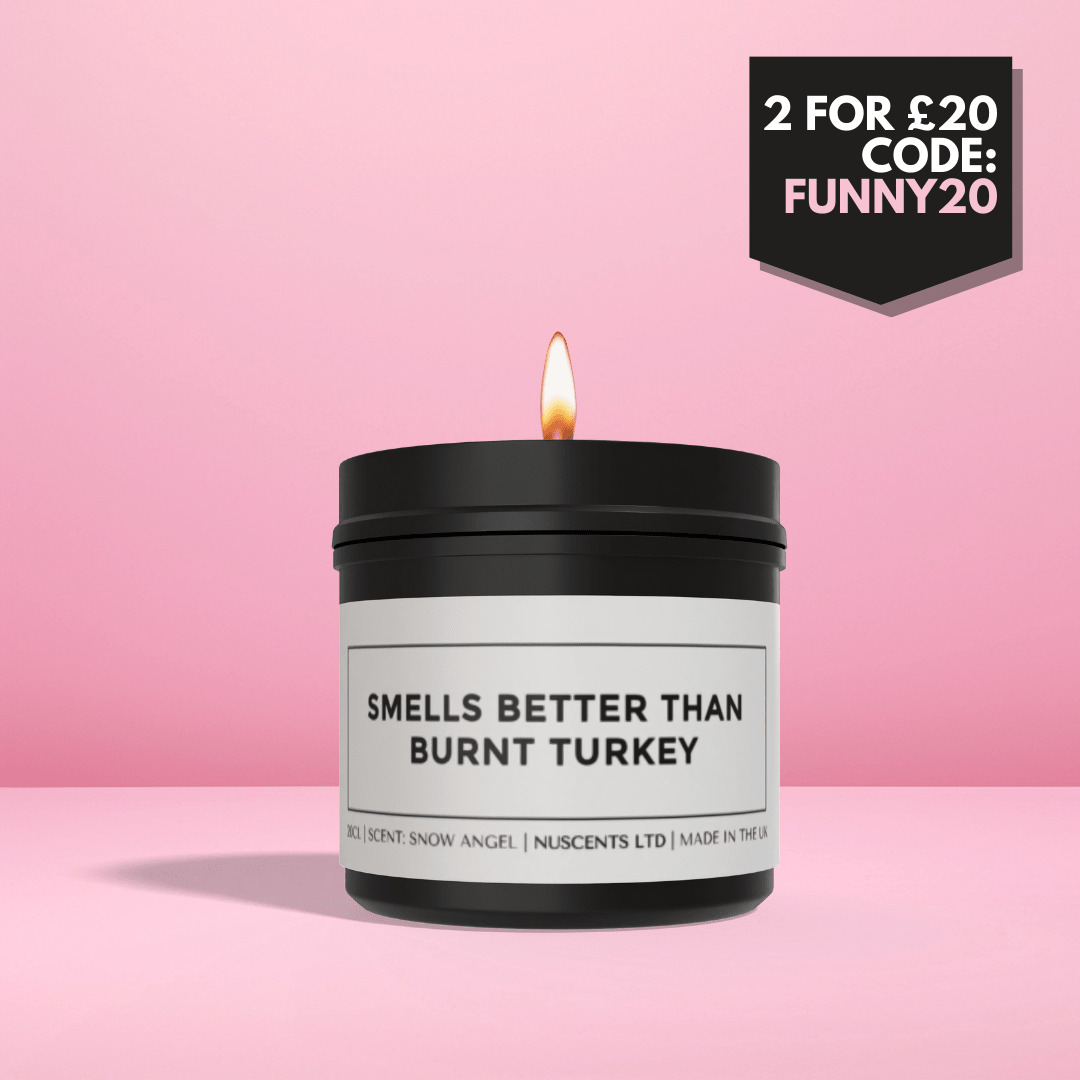 Smells Better Than Burnt Turkey Christmas Candle - Nuscents