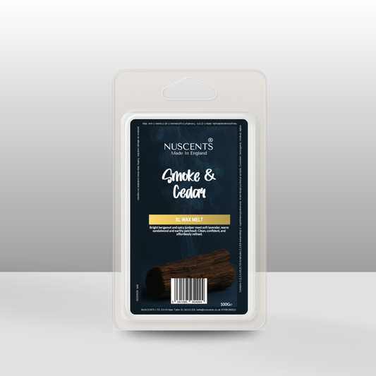 *NEW Smoke & Cedar XL Wax Melt - Nuscents
