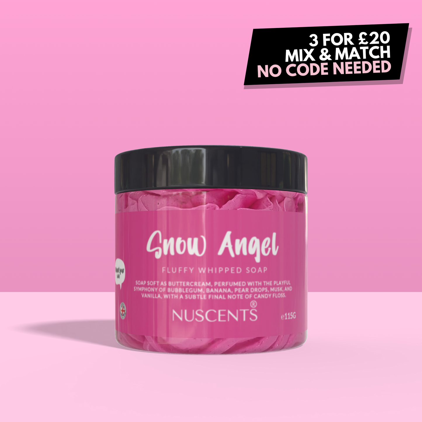 Snow Angel Whipped Soap