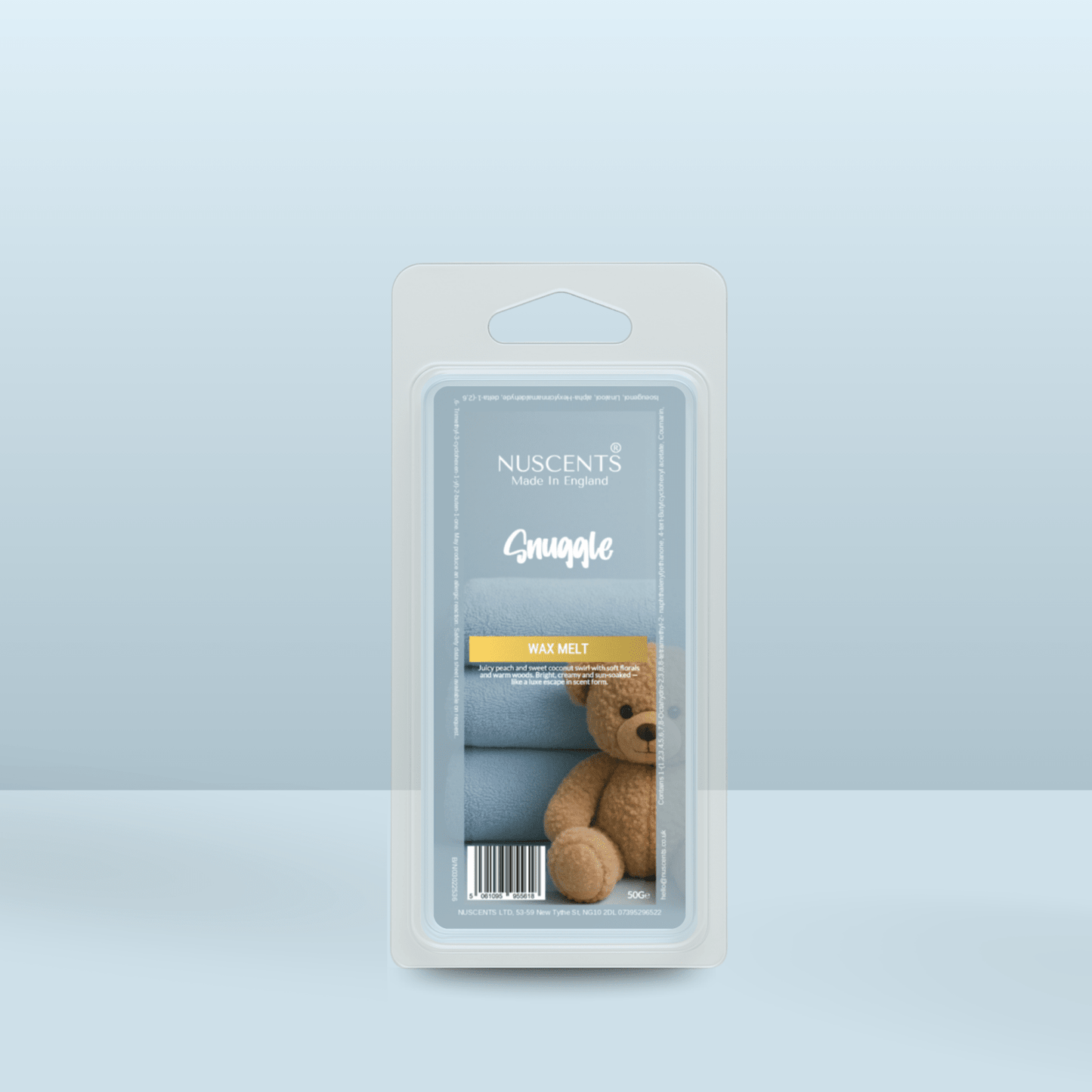 50g *Snuggle Scented Wax Melt - Nuscents