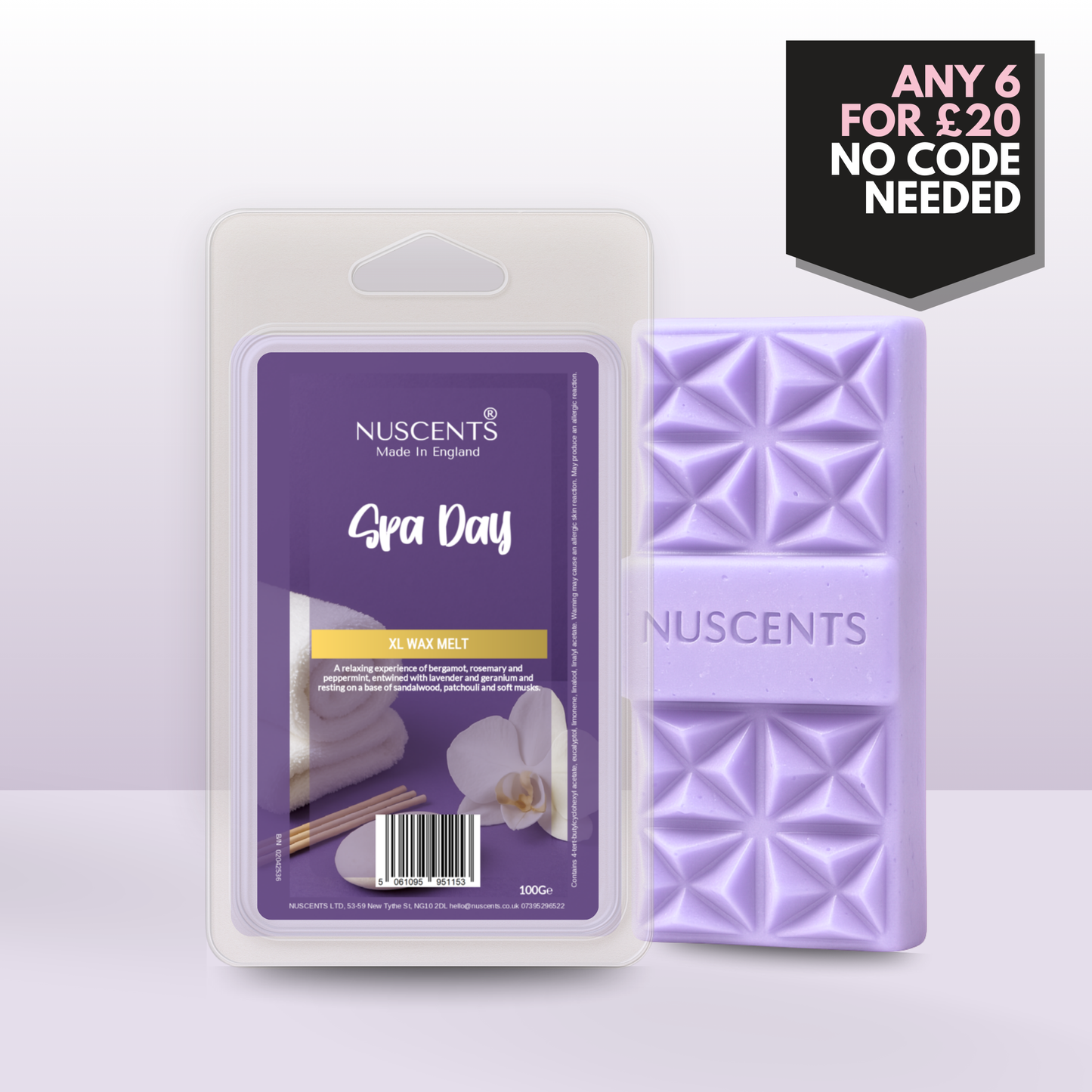 Spa Day Wax Melt 100g XL