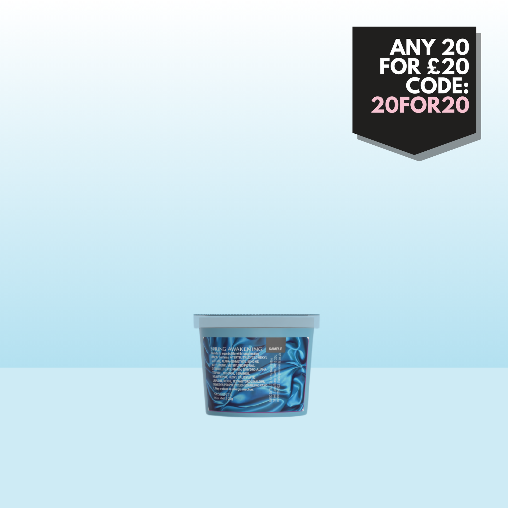 Spring Awakening Wax Melt Sample 25g - Nuscents
