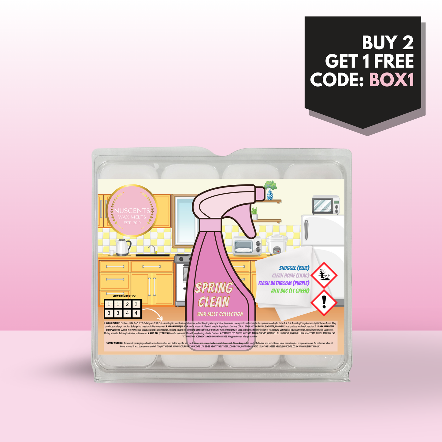 Spring Clean Wax Melt Scent Collection Box