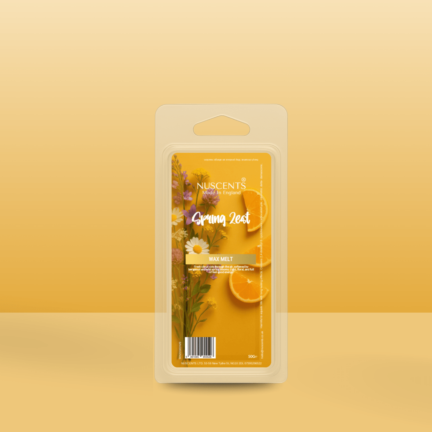 50g *Spring Zest Scented Wax Melt - Nuscents