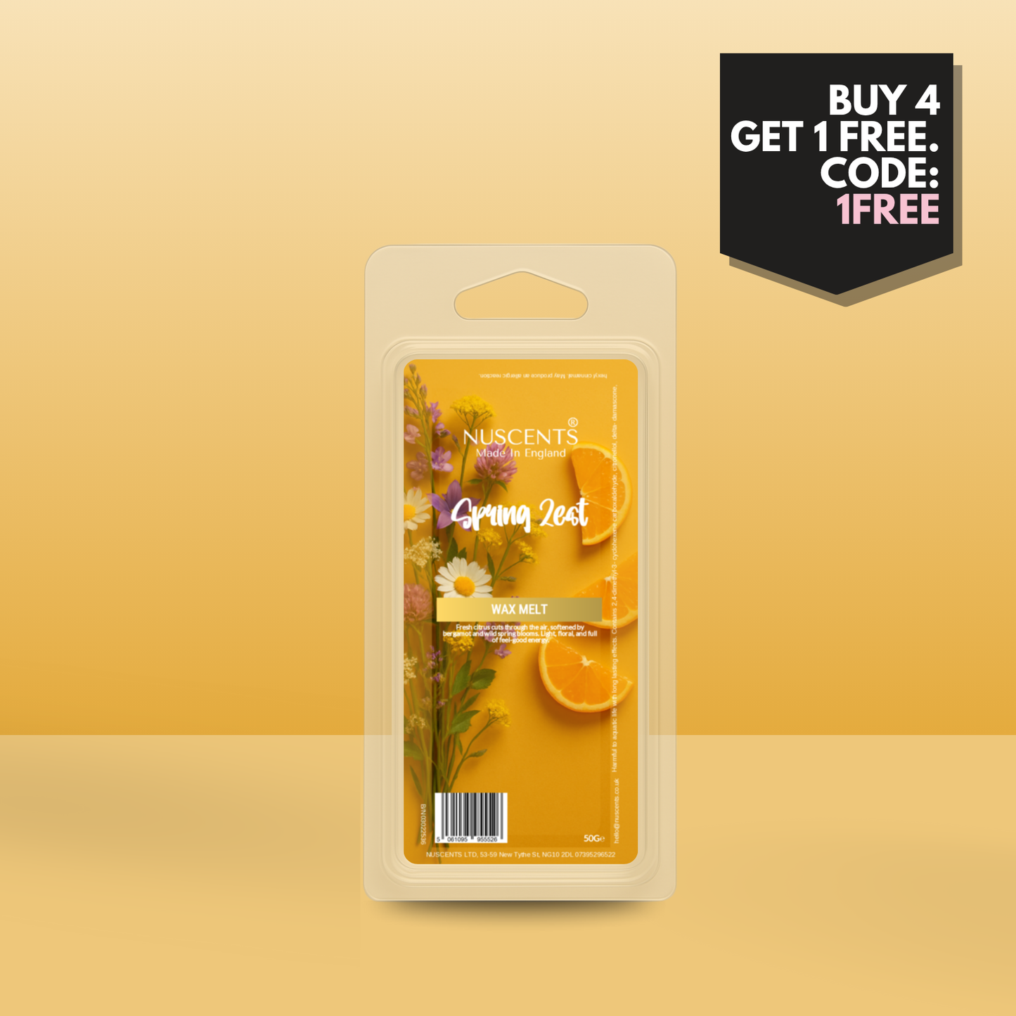 50g *NEW Spring Zest Scented Wax Melt