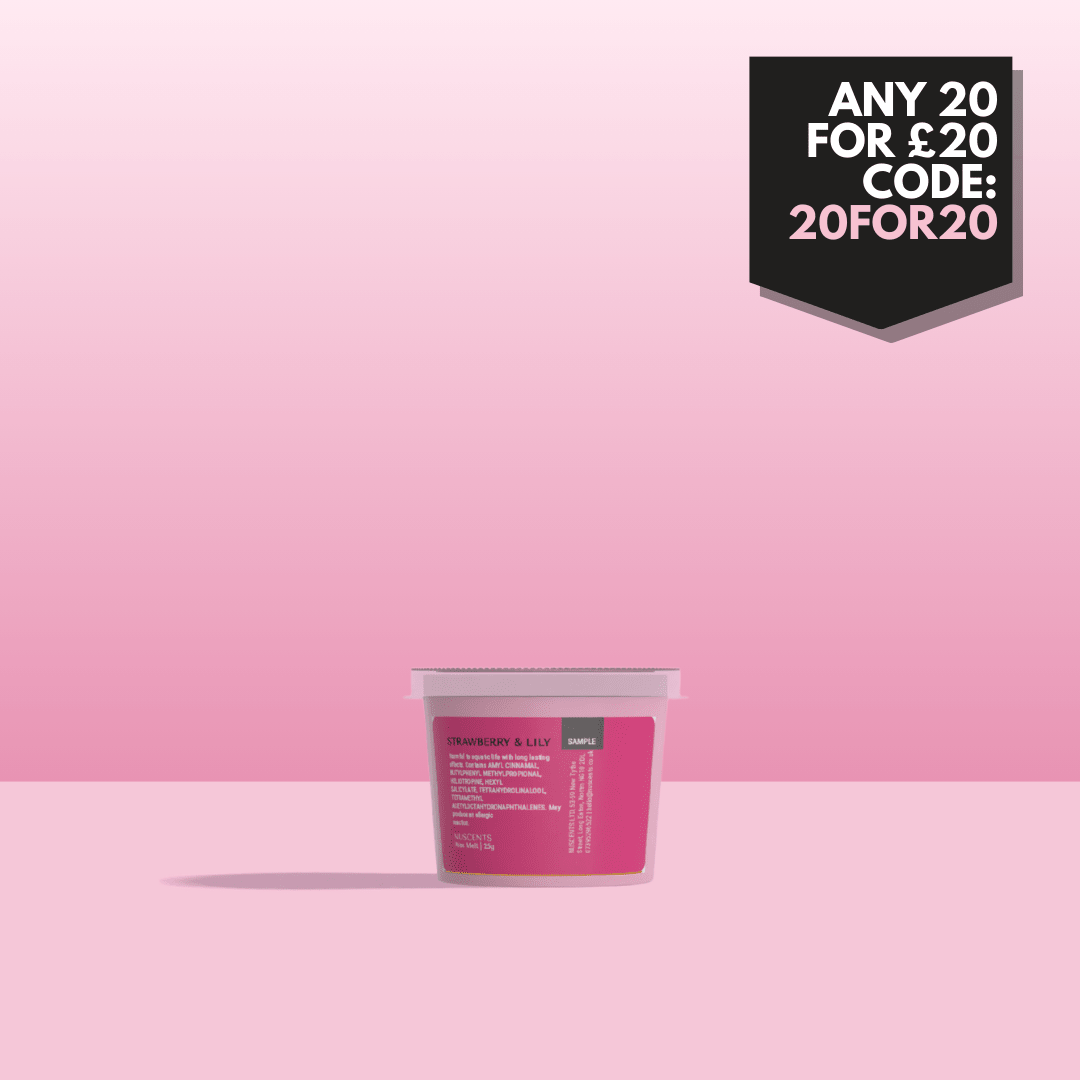 *Strawberry & Lily Wax Melt Sample 25g - Nuscents