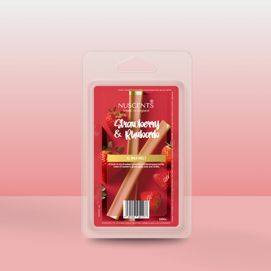 Strawberry & Rhubarb XL Wax Melt - Nuscents