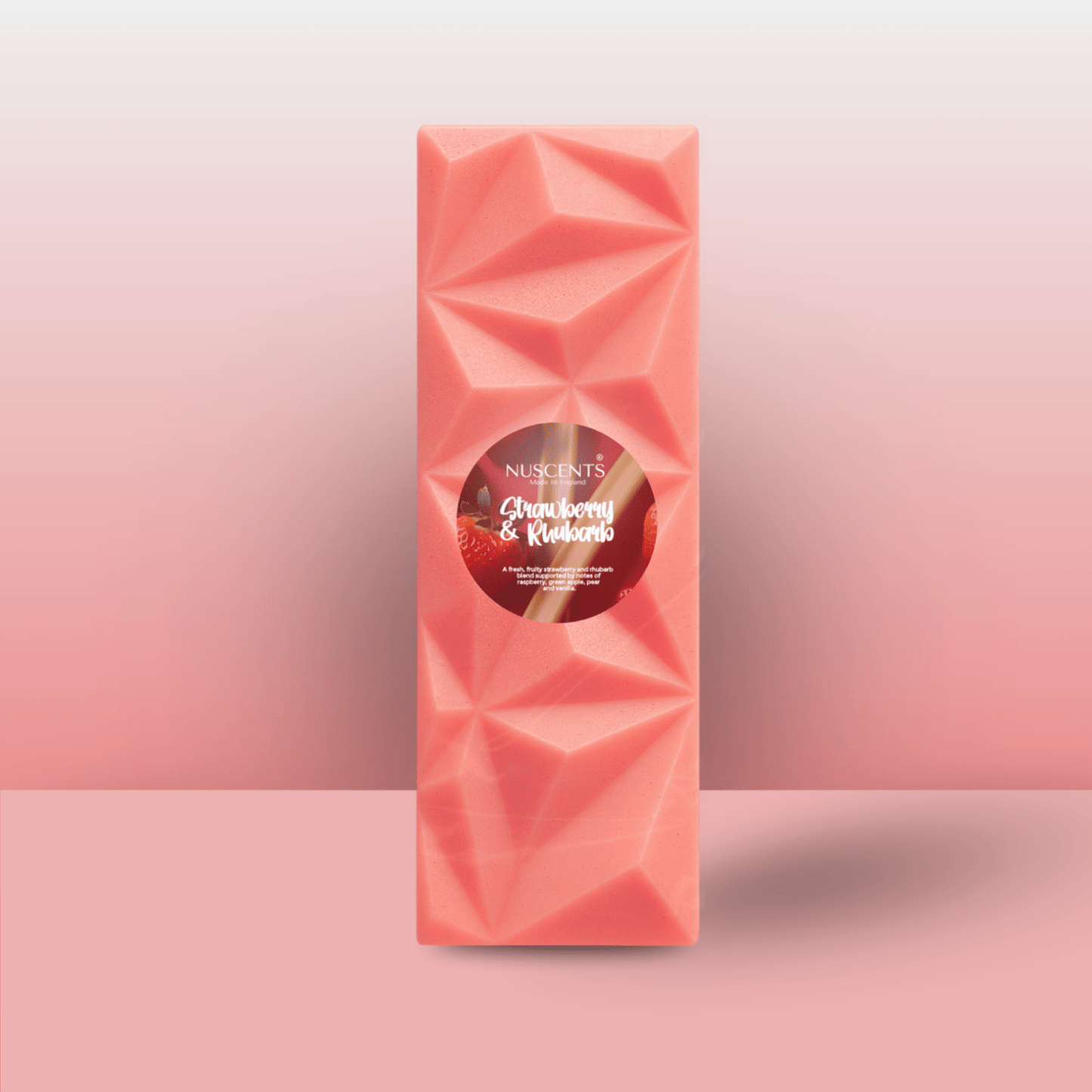 Strawberry & Rhubarb - Original Wax Melt Snap Bar XL - Nuscents
