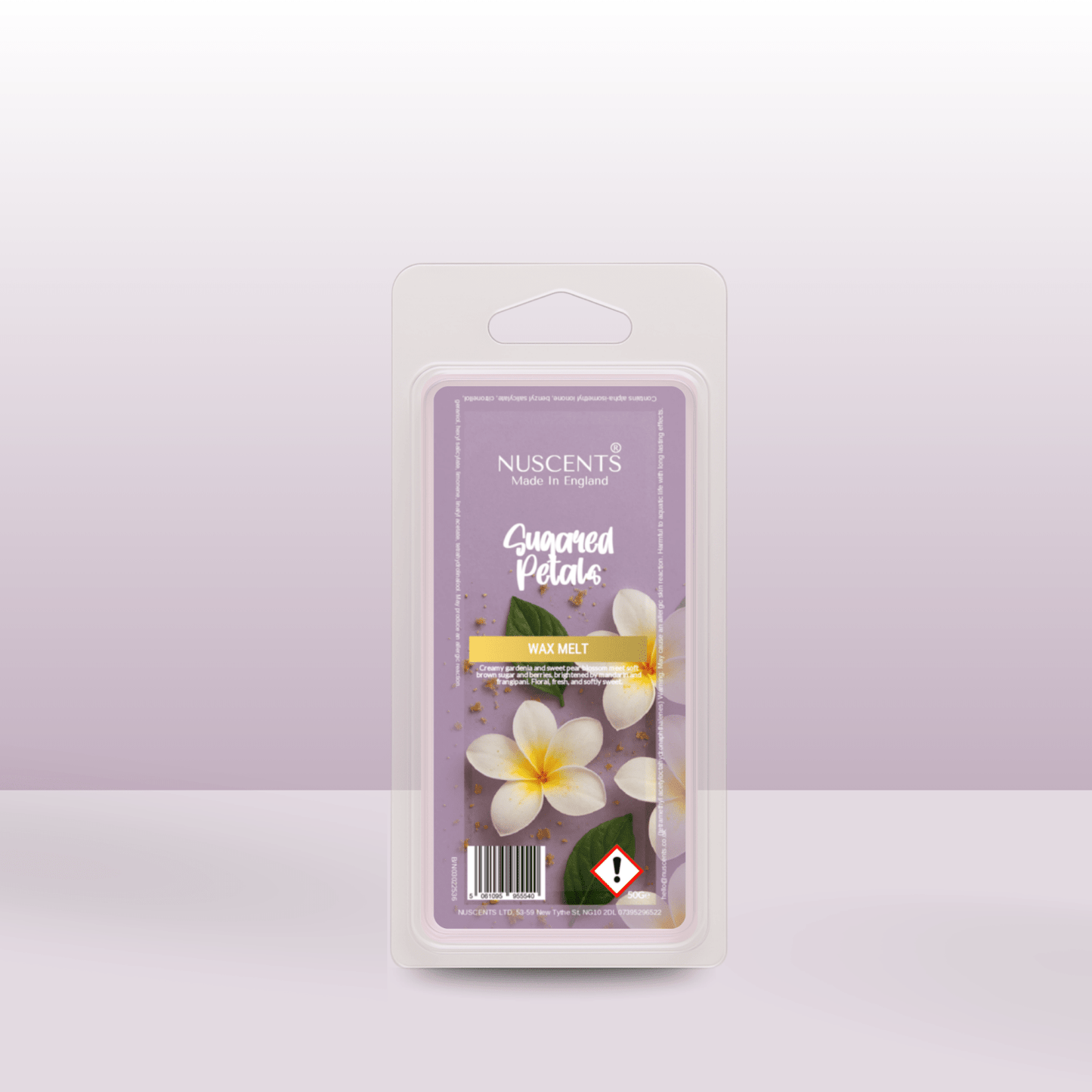 50g *Sugared Petals Scented Wax Melt - Nuscents