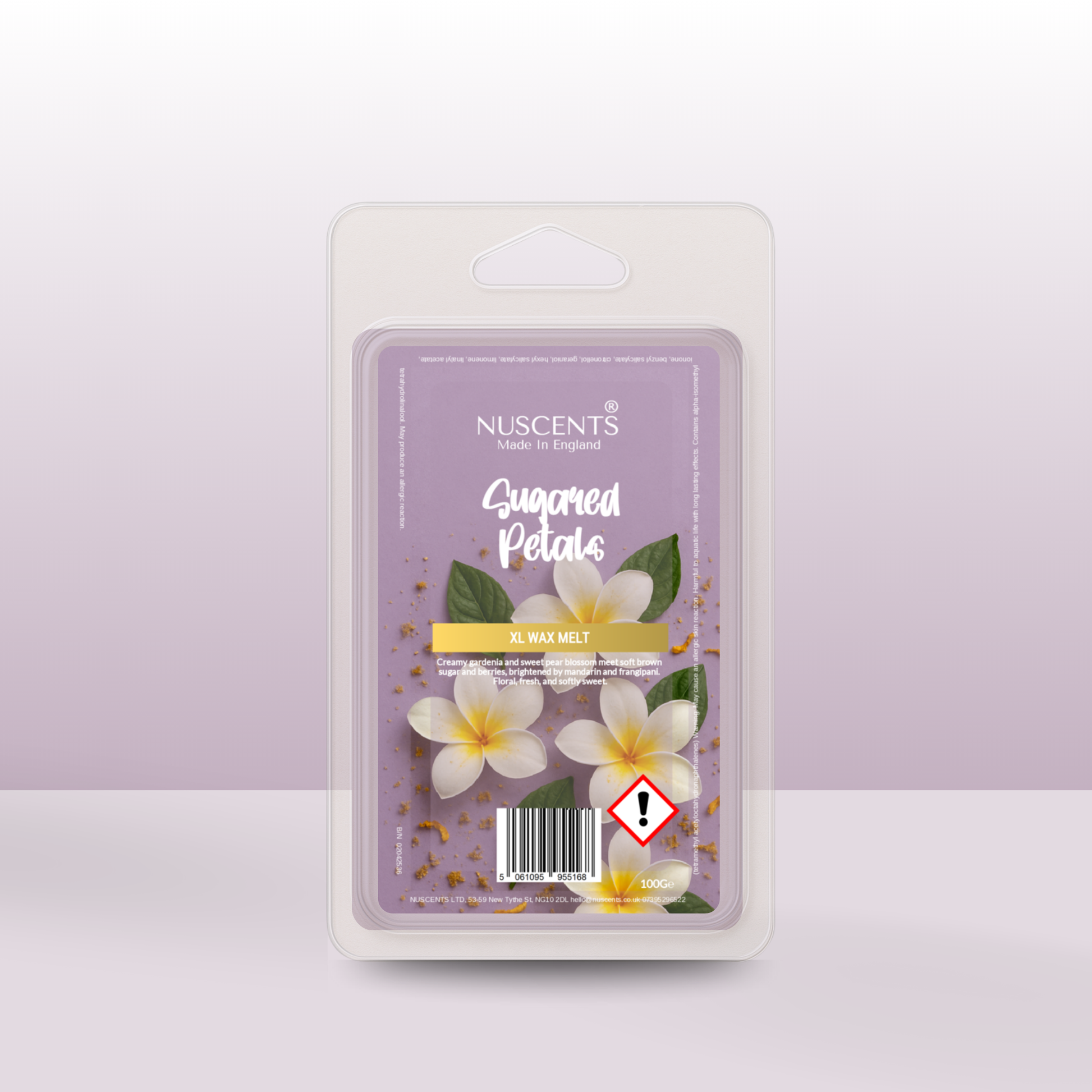 *NEW Sugared Petals XL Wax Melt - Nuscents