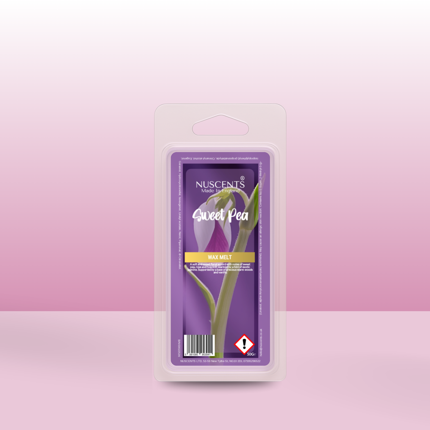 50g Sweet Pea Scented Wax Melt