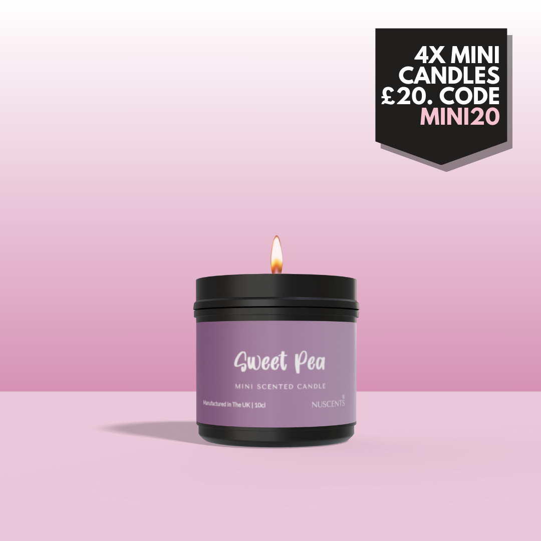 Sweet Pea Mini Candle - Nuscents