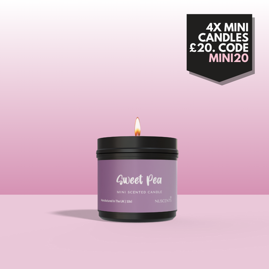 Sweet Pea Mini Candle - Nuscents