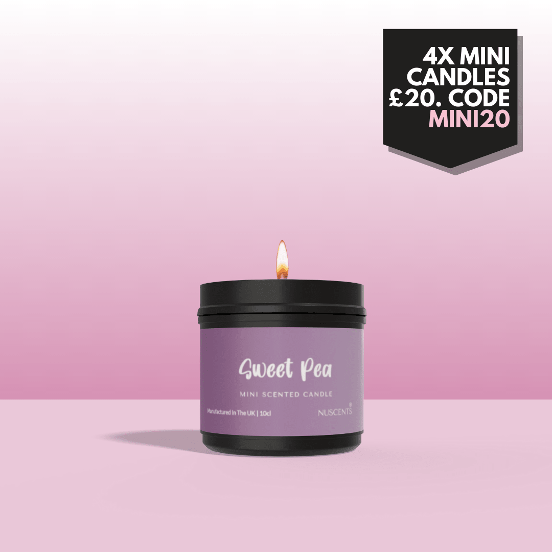 Sweet Pea Mini Candle - Nuscents