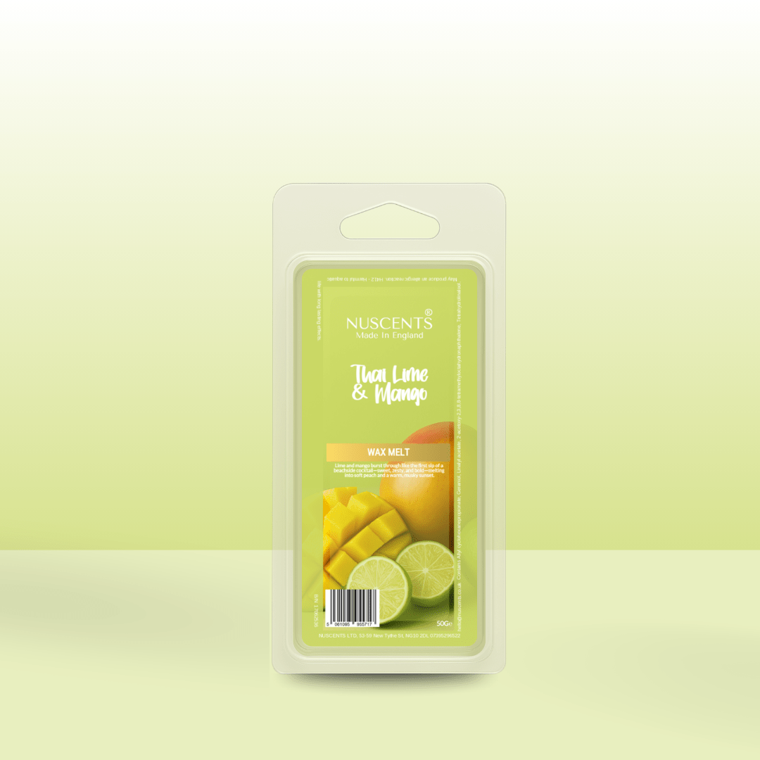 50g *Thai Lime & Mango Scented Wax Melt - Nuscents
