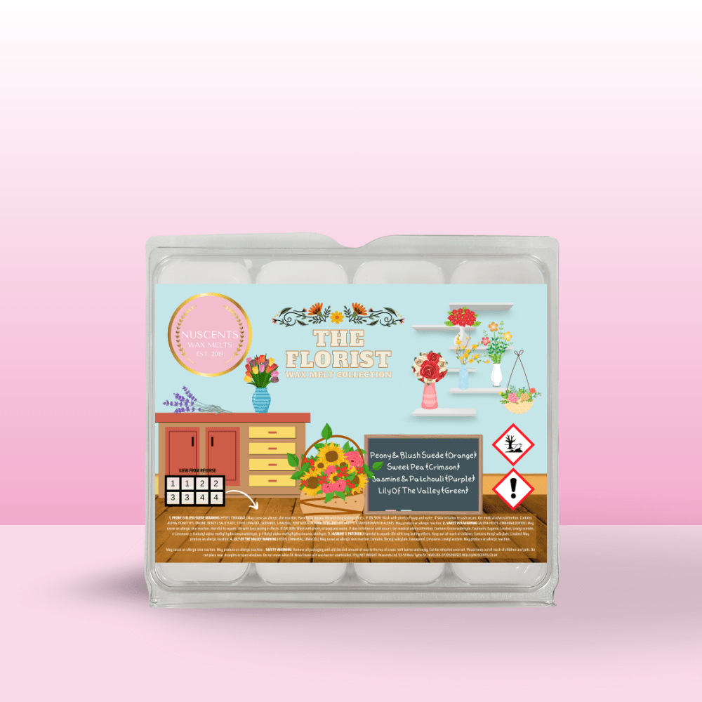 The Florist Wax Melt Scent Collection Box - Nuscents