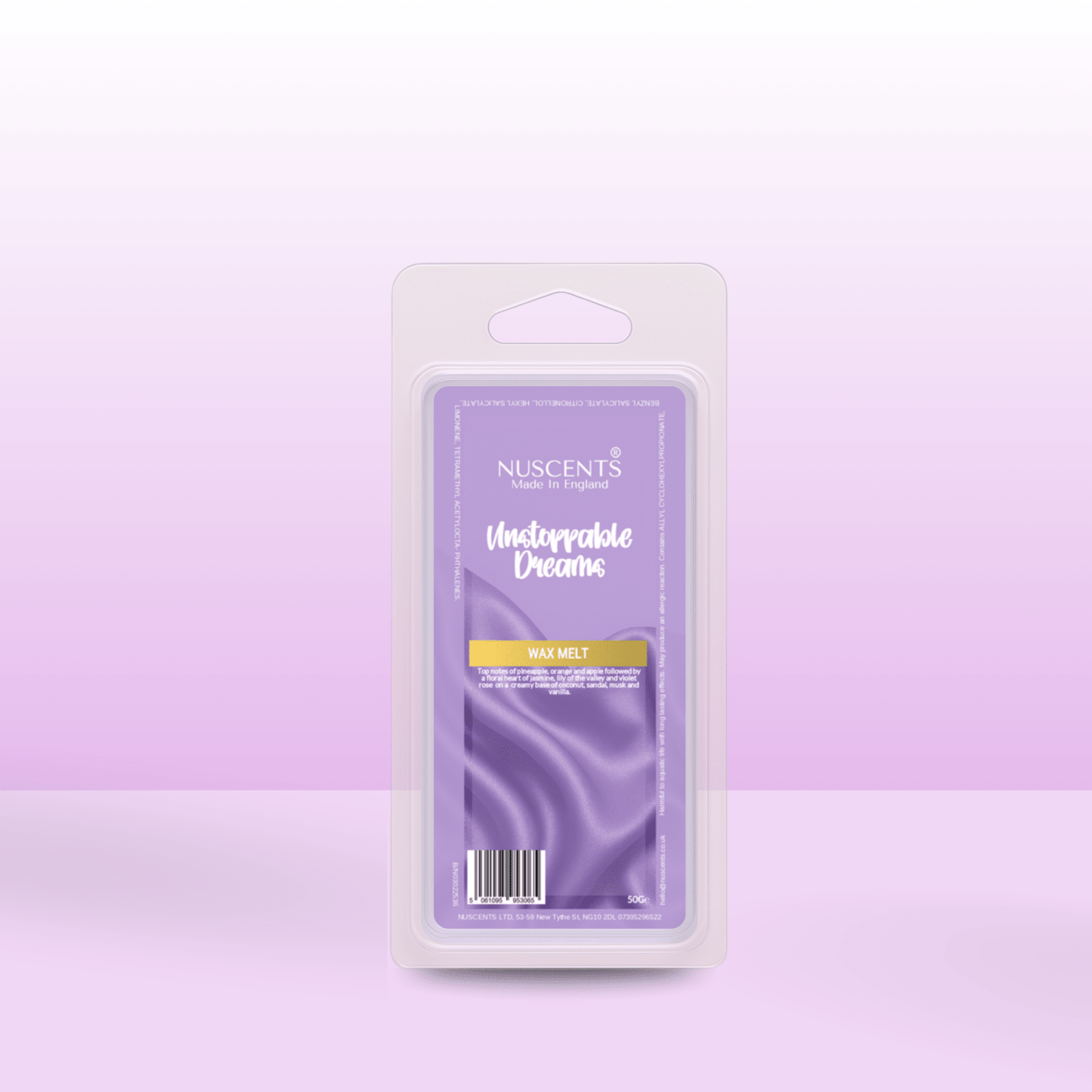 50g Unstoppable Dreams Scented Wax Melt - Nuscents
