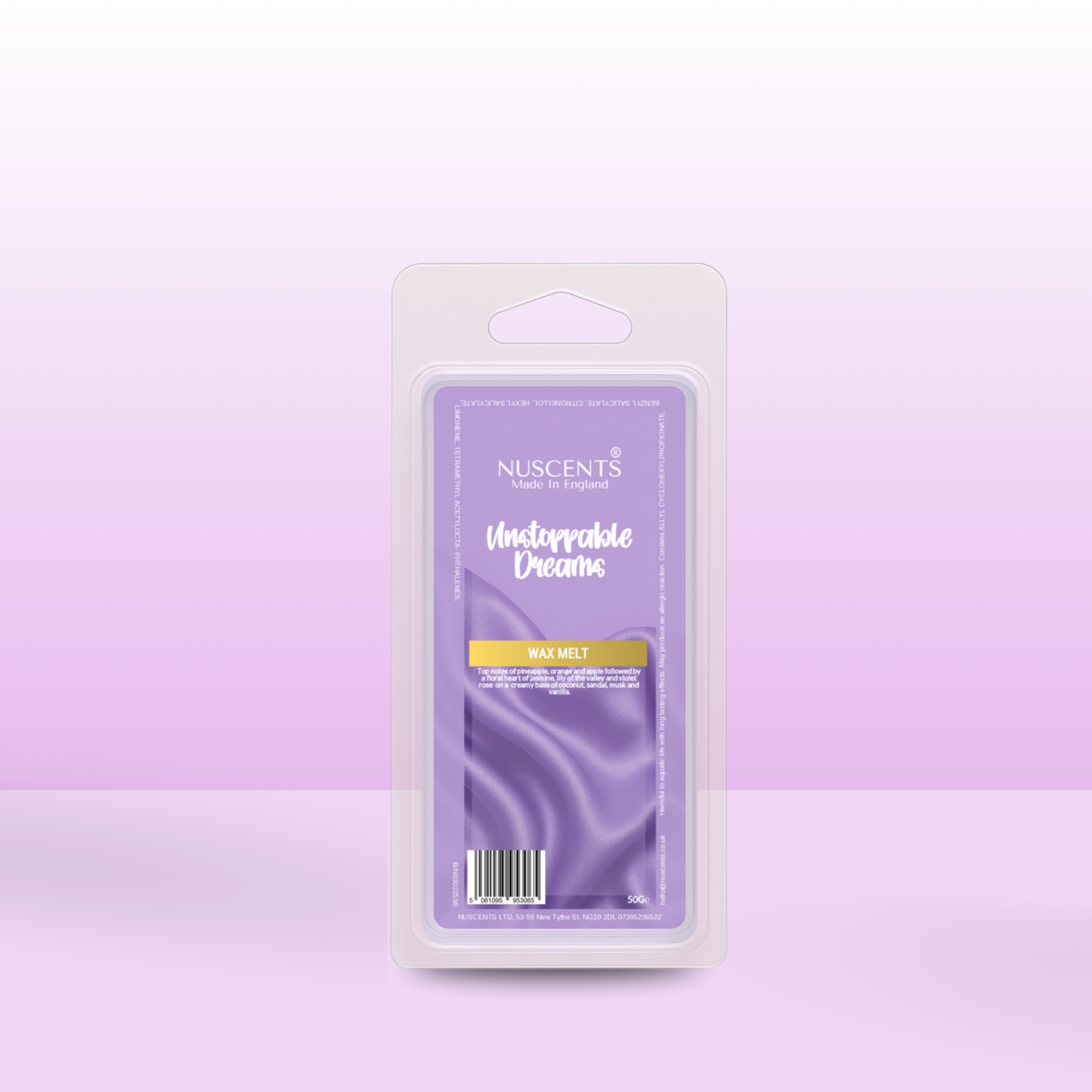50g Unstoppable Dreams Scented Wax Melt - Nuscents