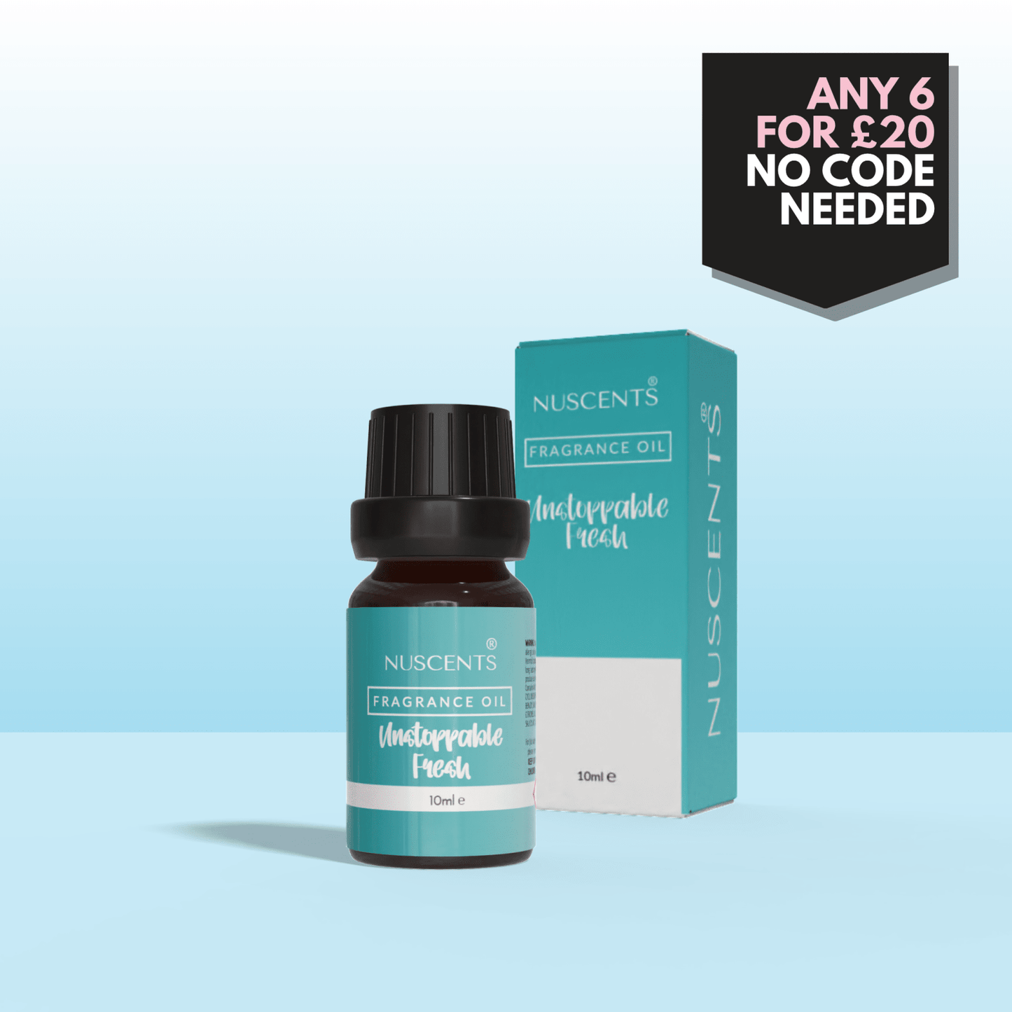 Unstoppable Fresh Aroma Diffuser Fragrance Oil - Nuscents