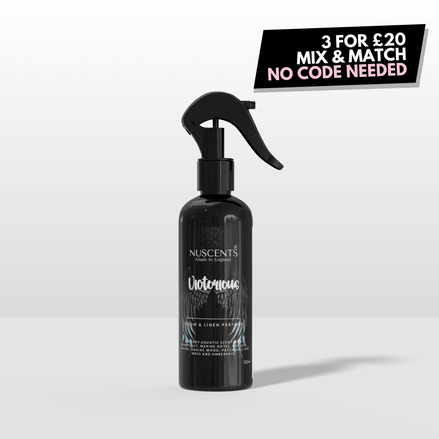 Victorious (INVICTUS) Room & Linen Perfume Spray - Nuscents