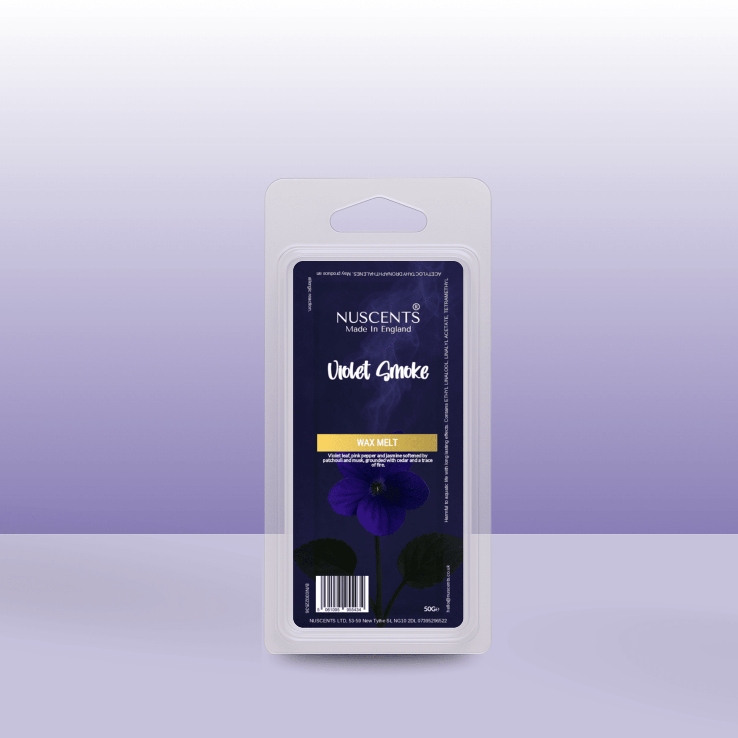 50g *Violet Smoke Scented Wax Melt - Nuscents