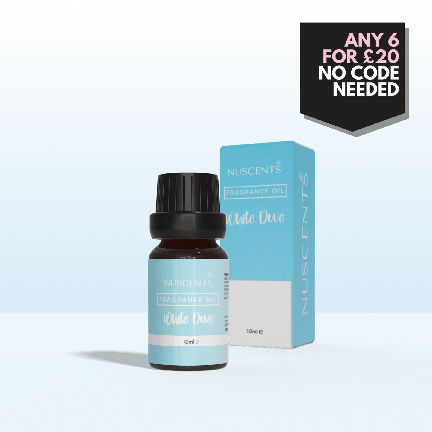 White Dove Aroma Diffuser Fragrance Oil - Nuscents