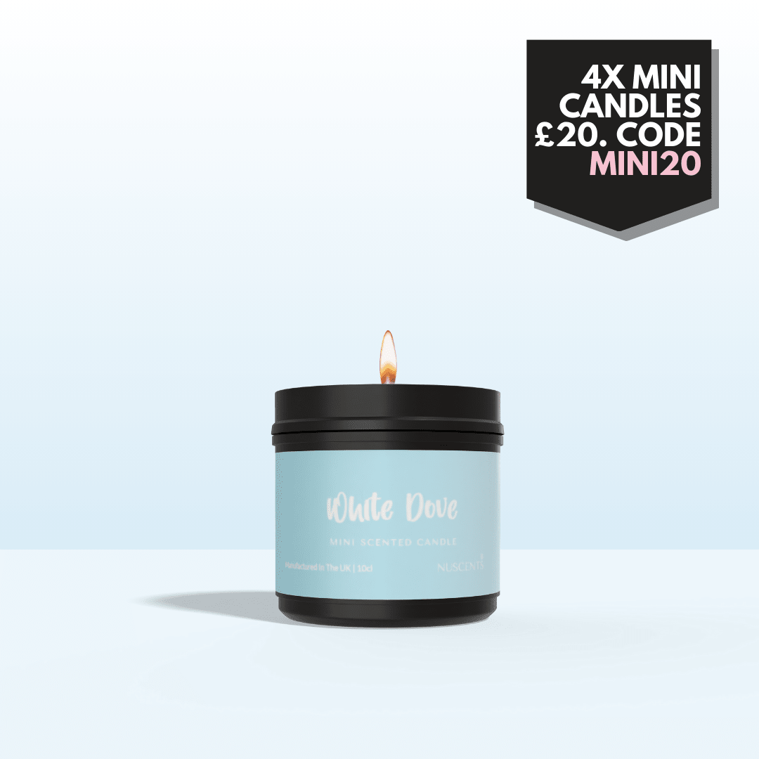 White Dove Mini Candle - Nuscents