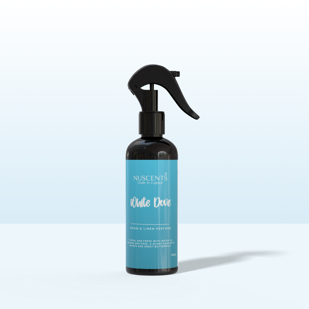 White Dove Room & Linen Perfume Spray - Nuscents