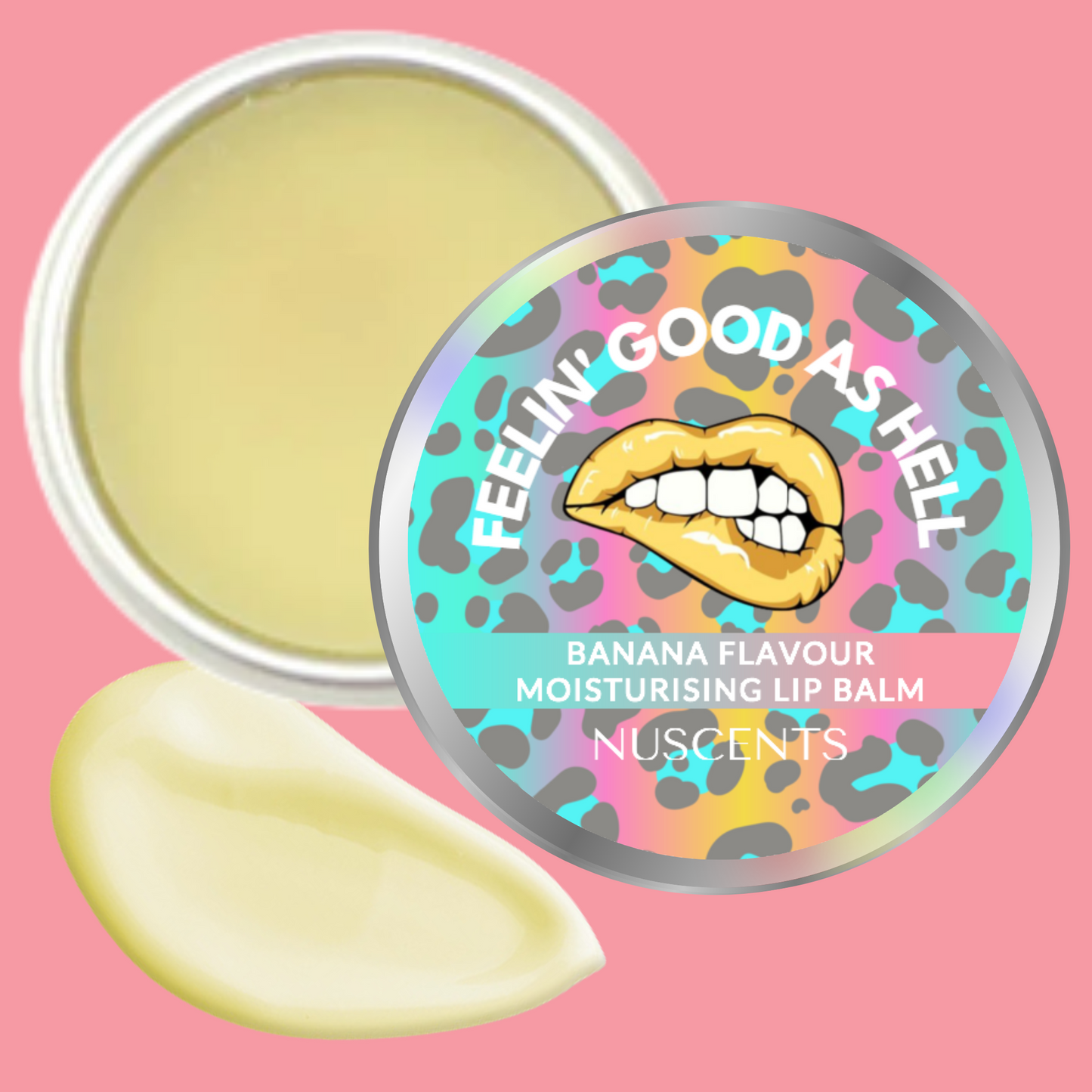 LAST CHANCE Feelin' Good As Hell Banana Flavour Lip Balm