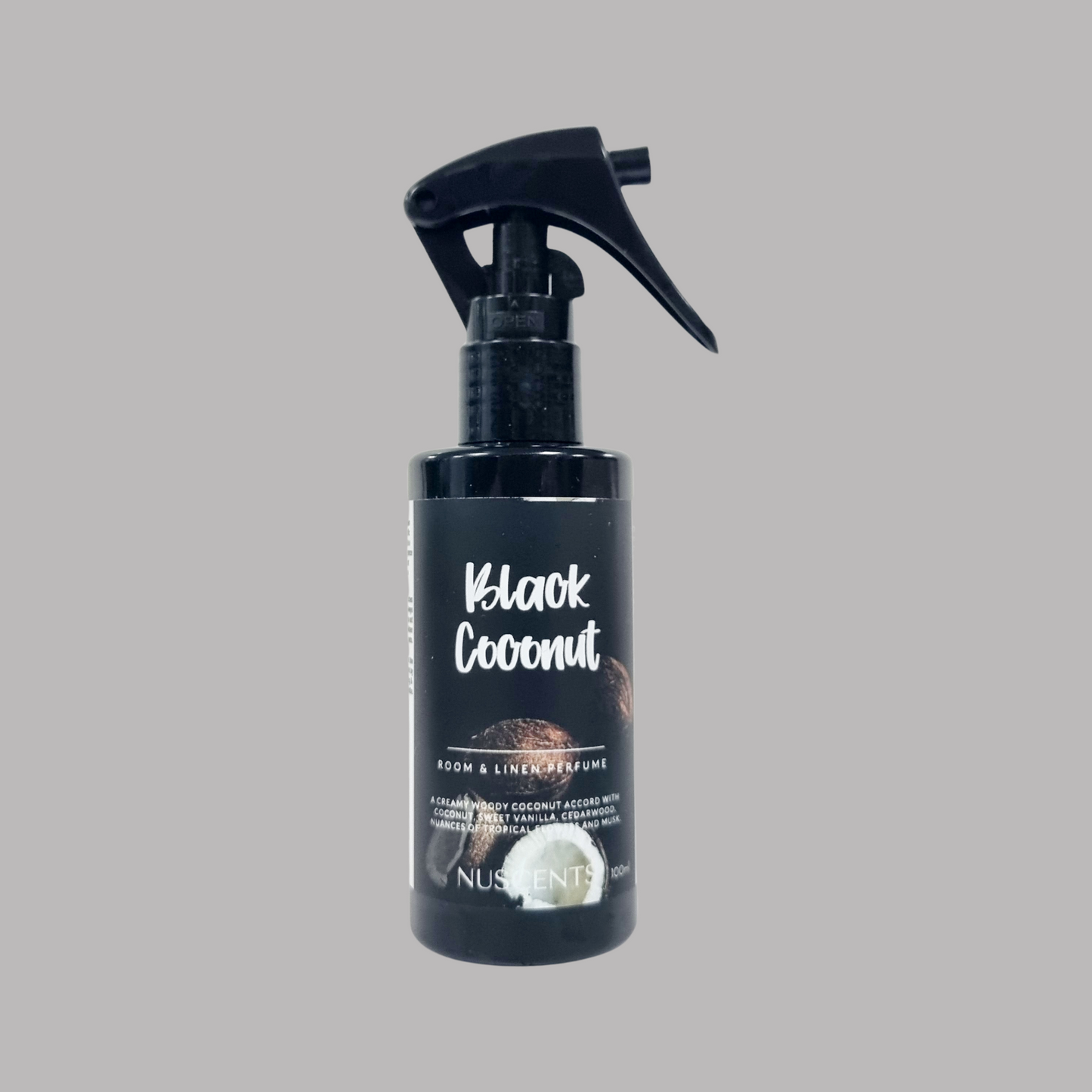 Black Coconut Room & Linen Perfume Spray