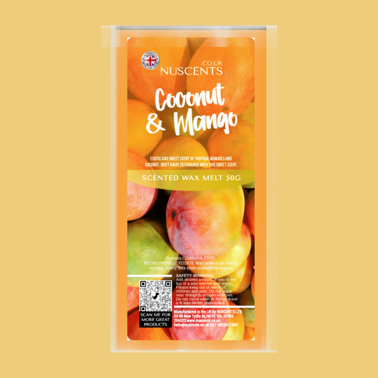 50g LAST CHANCE Coconut & Mango Scented Wax Melt