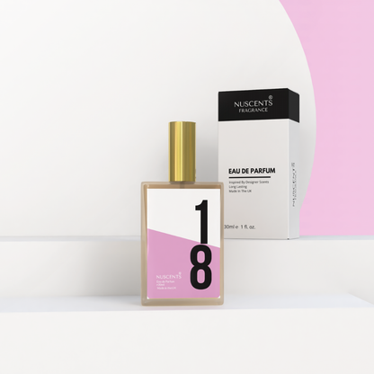 18 - Jasmine & Patchouli Eau De Parfum - Nuscents