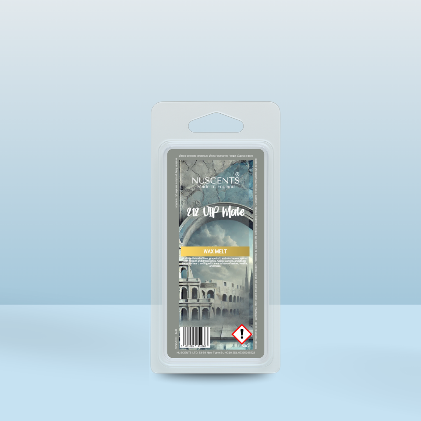 50g *LAST CHANCE 212 VIP Male Scented Wax Melt